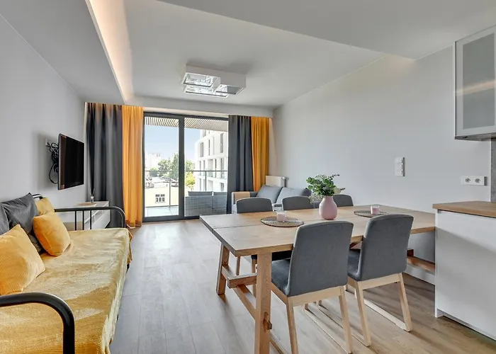Tarasy Baltyku Seaside, Sauna, Gym & Free Parking By Downtown Гданьск