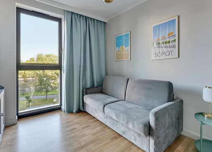 Tarasy Baltyku Seaside, Sauna, Gym & Free Parking By Downtown Апартаменты Гданьск