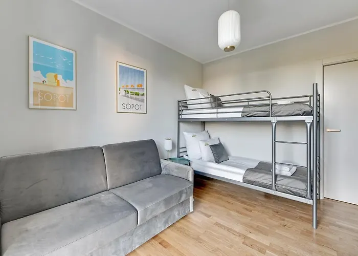 Tarasy Baltyku Seaside, Sauna, Gym & Free Parking By Downtown *