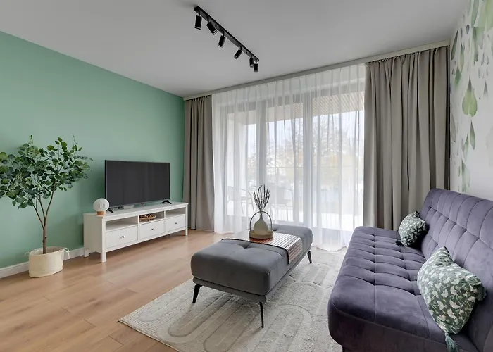 Апартаменты Tarasy Baltyku Seaside, Sauna, Gym & Free Parking By Downtown Гданьск