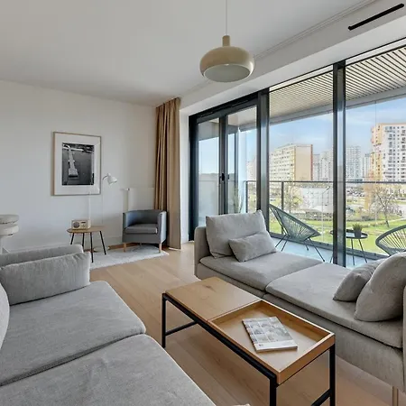 아파트 Tarasy Baltyku Seaside, Sauna, Gym & Free Parking By Downtown 그단스크