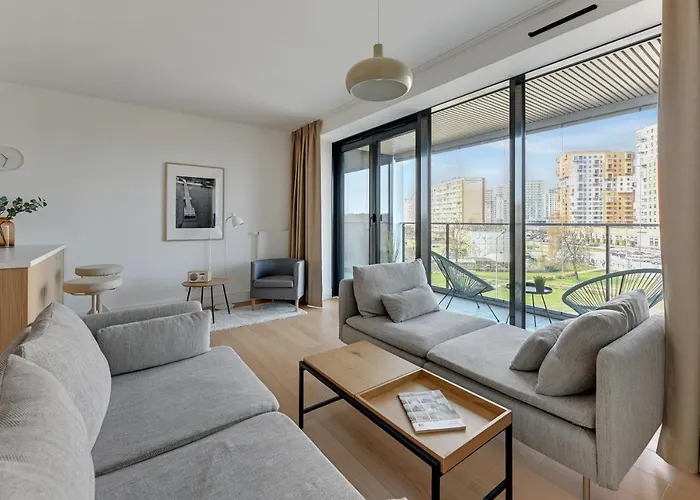 Apartment Tarasy Baltyku Seaside, Sauna, Gym & Free Parking By Downtown Danzig